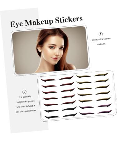 BELLIFFY 20 Pairs Eyeshadow Stickers Glitter Eyeshadow Eyelid Stickers Double Sided Eyelid Eyeliner Paper - Buy Online on GoSupps.com