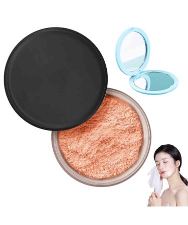 Allaura Beauty Blurring Powder Allaura Beauty Pink Setting Powder Blurring Setting Powder by Allaura Blurring Setting Powder for All Skin Tones (Ultra Peach)