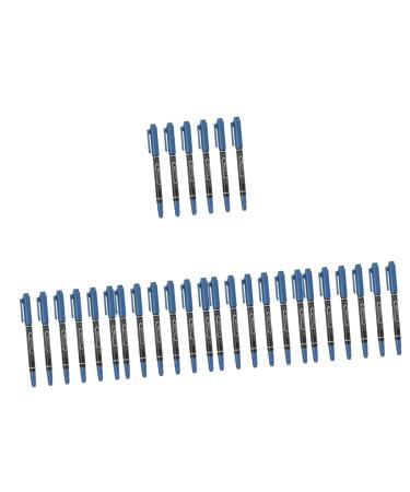 FOMIYES 30 Pcs Eyebrow Marker Pen Multifunctional Tattoos Pen Beauty Marker Plastic Eyebrow Shape Grease Pen