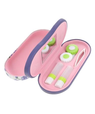 JECOMPRIS 3 sentences Double -lodged glasses case sunglasses case wear -resistant keeper travel accessories Contact lens solution replaceable glasses case wear -resistant contact holder double layer