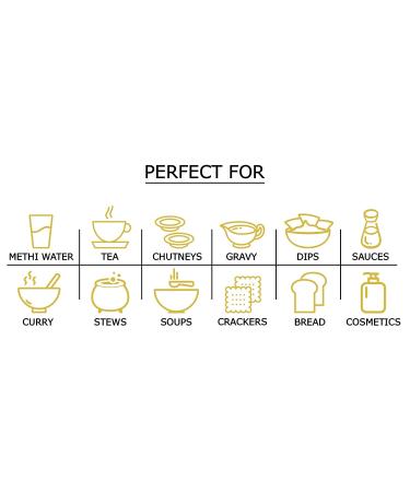 Fenugreek Powder 1 lb - Non-GMO, Kosher, Vegan, Rich in Fiber & Iron - Ideal for Spice Blends, Curries, Chutneys, and Smoothies - Buy Online on GoSupps.com