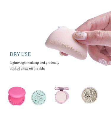 Zliger 12-Piece Air Cushion Powder Puff Set | Ultra Soft Cotton Makeup Applicators | Dual-Use Wet & Dry Makeup Remover Tool for Liquid Foundation - Buy Online on GoSupps.com