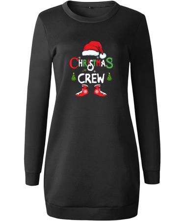 Shop Hanxiulin Women s Christmas Dress & Sweater Jacket - Sexy Party Dress Mini Sweater and Blouse - Black Perfect for Holiday Celebrations! - Buy Online on GoSupps.com