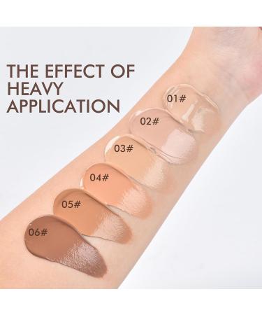 Long wear Liquid Foundation - Unique Downward Dispensing Design Smooth Texture Quick Drying Formula Lightweight & Bright Finish Ideal Base de Maquillaje for Flawless Skin (#02 1.35fl.oz./40ml) 40 ml (Pack of 1) #02 - Buy Online on GoSupps.com