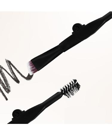 Eyebrow Cream Eyebrow Pomade TwoTone Eyebrow Cream Set Waterproof and Smudgeproof Eyebrow Cream Double Eyeliner Stamp with Brush for Women 01 - Buy Online on GoSupps.com