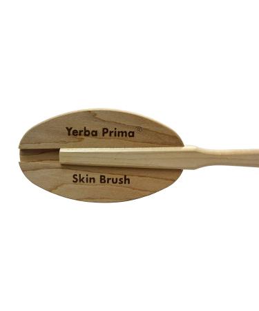 Yerba Prima Tampico Skin Brush - Exfoliate for Radiant Skin & Improved Circulation - Buy Online on GoSupps.com