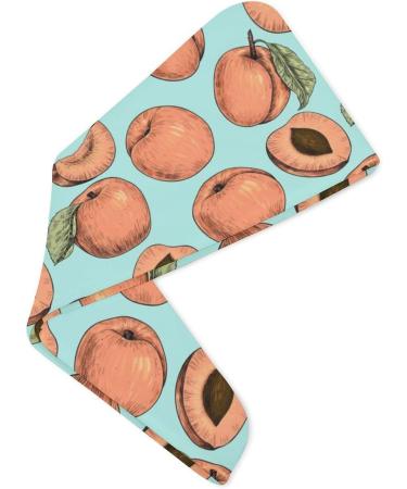 Super Absorbent Apricots Microfiber Hair Towel Wrap for Women | 10x26 Inch Hair Turban with Button | Fast International Shipping - Buy Online on GoSupps.com