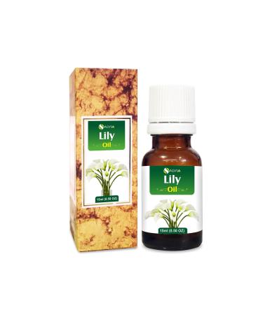 'Lily (Lilium Auratum) Essential Oil 100% Pure and Natural Undiluted Uncut Oil | Use for Aromatherapy Scented Fragrance Oil | Therapeutic Grade (15 ML)