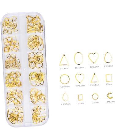 2 Boxes Nail Decorations for Nail Art Nail Tools Nail Art Decoration Rose Gold Decorations Nail Decor Metal Diy Nail Accessories Nail Art Ornaments Manicure 3d Nail Supplies - Buy Online on GoSupps.com