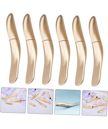 IWOWHERO 6pcs Eyeliner Empty Tube Accesories Empty Cosmetics Dispenser Eyeliner Applicator Tool DIY Tube Abs - Buy Online on GoSupps.com