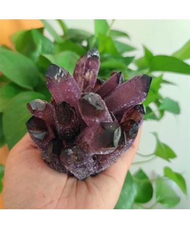 Natural Crystal 300-700g Natural Purple Ghost Quartz Crystal Cluster Crystals raw Gemstone Specimen for Home&Office Decoration Synthetic Power Stone Crystal HOMEZHOU (Size : 500-600g) - Buy Online on GoSupps.com
