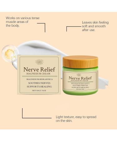Cr me apaisante et favorisant le sommeil au magn sium contenant de l'arnica et une mulsion de magn sium MSM pour la relaxation musculaire et l'apaisement p n tre rapidement - Buy Online on GoSupps.com