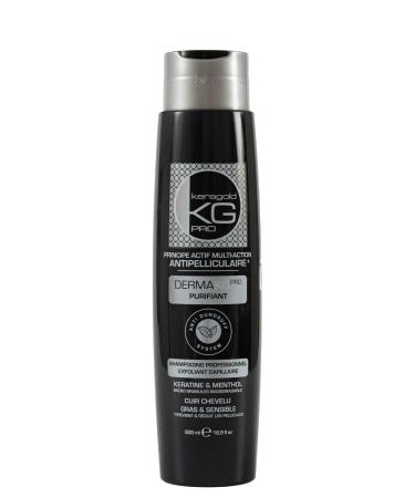 KeraGold DERMAKGPRO Purifying Anti-PELLICULAR Shampoo with Keratin and Menthol 500 ml