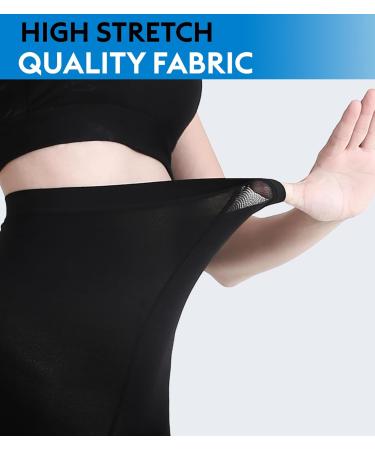 KEKING Medical Compression Pantyhose | 20-30 mmHg Support Stockings for Varicose Veins & Edema | Open Toe Comfortable Fit for Women & Men XXL Black - Buy Online on GoSupps.com