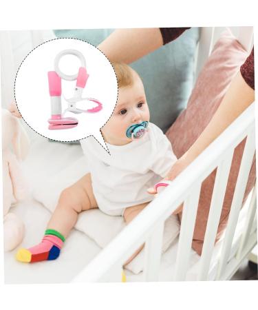 Hohopeti Feeding Stand Bottles for Babies Hands Free Bottle Holder Bed Frame Brackets Crib Bottle Holder Self Feeding Bottle Holder Rotating Baby Bottle Rack Twin Bottle Holder Bedstead Abs - Buy Online on GoSupps.com