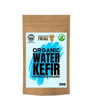 20G Fresh Water Kefir Grains Organic Certified Vegan Friendly Made in the UK.