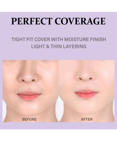 COSNORI Panthenol Barrier Cushion SPF 50+ PA++++ - Lightweight Sunscreen Foundation - 02 Beige - Buy Online on GoSupps.com