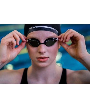 ARENA Men's Cobra Swipe Mirror Swimming Goggles - One Size Silver-Black | International Shipping Available - Buy Online on GoSupps.com