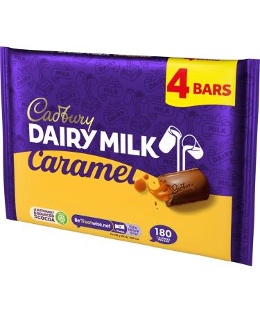  Cadbury Cadbury Caramel 47687 Pack of 4 on-the-go treat tins English Chocolate 4 x 37g - Buy Online on GoSupps.com