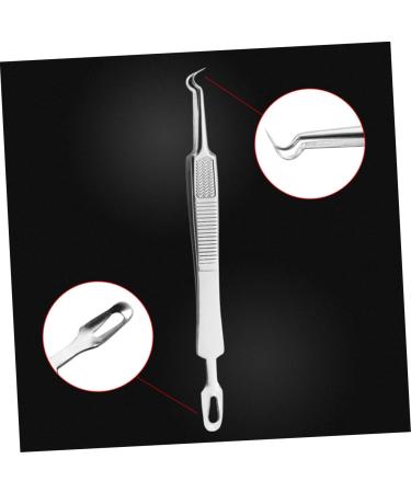 BIUDECO 3pcs Clip Extractor Pimple Remover Kit Zit Popping Tool Comedone Stainless Steel Silver - Buy Online on GoSupps.com