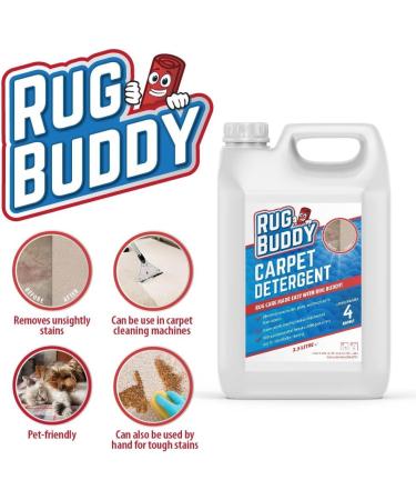 Rug Buddy - Carpet Detergent - Upholstery Shampoo Cleaner Solution Stain Remover - 2.5 Litre Carpet Detergent - 2.5L - Buy Online on GoSupps.com