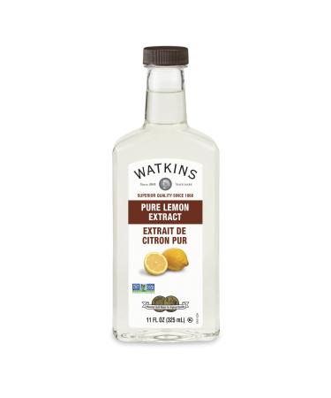 Watkins Pure Lemon Extract 11 oz. Bottle 1 Count (Packaging May Vary) Pure Lemon Extract 11 Fl Oz (Pack of 1)