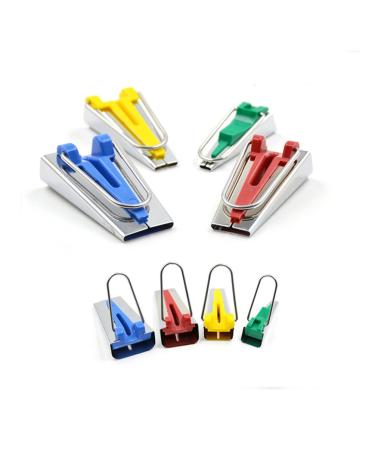 Fabric Bias Tape Maker Tool for Sewing Quilting Size 6mm 12mm 18mm 25mm Set of 4 Sewing Quilting/Fabric Sewing Quilting Bias Binding Maker Tape Maker Tool Set