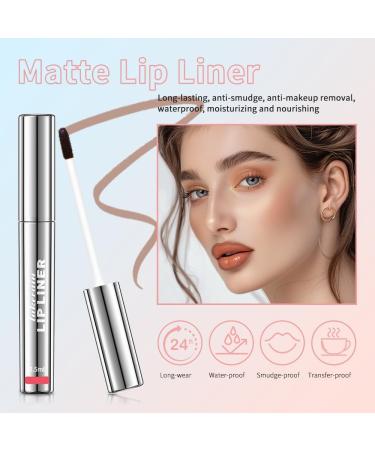 HOPHAT 4PCS Peel Off Lip Liner Set Easy Peel & Reveal Lip Stain Waterproof Long Lasting Peel Off Lipstick Lip Liner Makeup Beauty - Buy Online on GoSupps.com