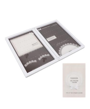 Waterproof Nail Color Display Book | Magnetic Closure Nail Tip Diagram & Practical Design for Easy Use - Buy Online on GoSupps.com