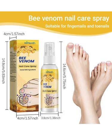 GXGM Bee Venom Nail Care Spray Nail Treatment Serum for Fingernails and Toenails Bee Venom Nail Care Spray 100 ml - Buy Online on GoSupps.com