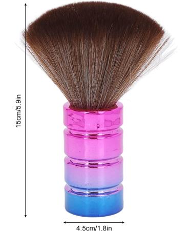 Neck Duster Brush Soft Nylon Bristles Electroplate Ergonomic Barber Hair Cutting Neck Hair Brush Stand Up Base Comfortable Suitable for Barber Shop or Home Use - Buy Online on GoSupps.com