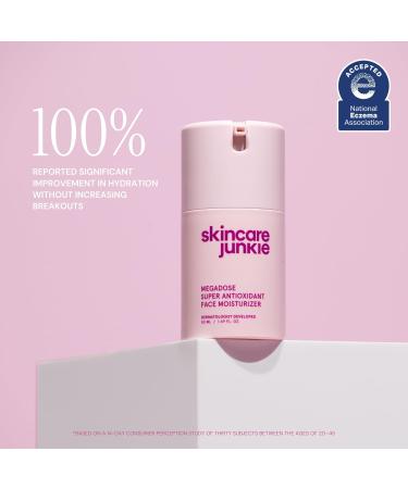 Skincare Junkie 3-Step Pore Therapy Routine Bundle (Cleanser + Toner Pads + Antioxidant Moisturizer) Fragrance-Free Vegan for Normal to Oily Skin - Buy Online on GoSupps.com