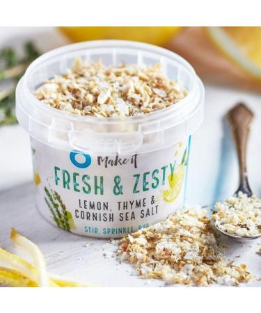 Cornish Sea Salt Cornish Sea Salt with Lemon and Thyme (2 x 55g) - Buy Online on GoSupps.com