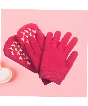 DRESSOOS Spa Gel Socks Heel Hydrating Gloves Foot Moisturizing Socks Feet Mini Wet Bag Moisture Socks Spa Gel Gloves Cracked Ear Piercing Kit Moisturizing Toe Socks Non-Slip Silicone Socks 19.00X12.50X0.50CM - Buy Online on GoSupps.com