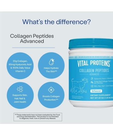 Vital Proteins Collagen Peptides - 20 oz - Buy Online on GoSupps.com