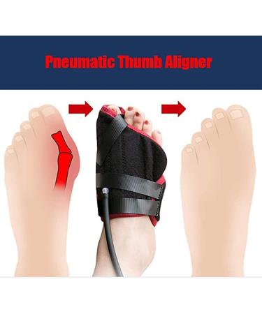 JMYSD Pneumatic Thumb Valgus Corrector | Adjustable Air Pressure Splint for Day & Night Use | Toe Rail Smooth Iron Separator - Unisex - Buy Online on GoSupps.com