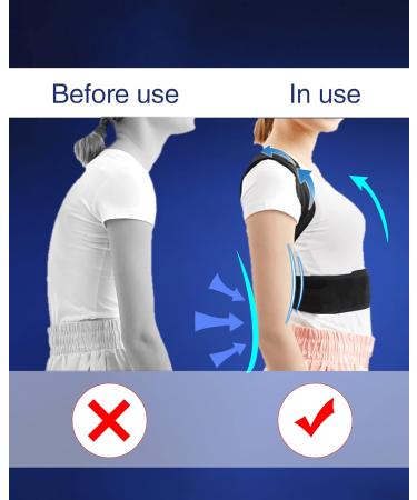 Posture Corrector for Women - Adjustable Breathable Back Brace | Improve Posture & Comfort (Medium - Buy Online on GoSupps.com