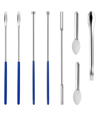 8 Piece Capsule Filling Machine Kit - Home & Lab Supplies for Empty Pill Capsules - Spoon, Spatula, Scoop, Tray, Tamper Tool - Gel Capsules Size 000-3 - Buy Online on GoSupps.com