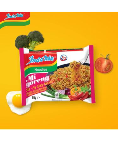 Buy INDOMIE Mi Goreng Pedas Instant Noodles - Multipack (40 x 80g) | Fast International Shipping - Buy Online on GoSupps.com