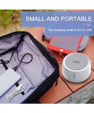 Cefoust White Noise Machine Portable Sound Machine - 30 Soothing Sounds, Auto-Off Timer, Adjustable Audio Levels - Sleep Aid for Baby, Adults, Kids (White) - Buy Online on GoSupps.com