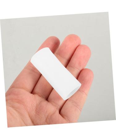 NOLITOY Finger Protector Sleeves - 5 Pairs White Finger Cots for Ultimate Finger Protection | International Shipping Available - Buy Online on GoSupps.com