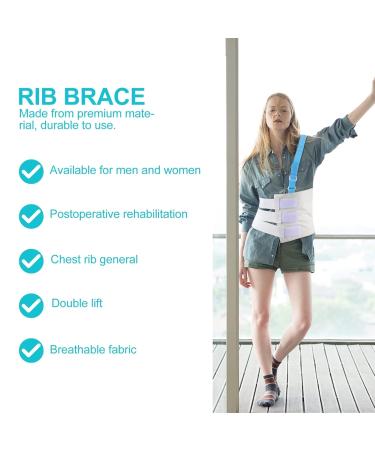 COHEALI Rib Support Brace - Strap Suspend Binder Clips for Rib Fractures | Medical Chest Binder & Protector for Women - Buy Online on GoSupps.com