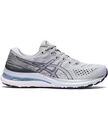 ASICS Women's Gel-Kayano 28 Running Shoes 9 Piedmont Grey/Deep Plum - Buy Online on GoSupps.com
