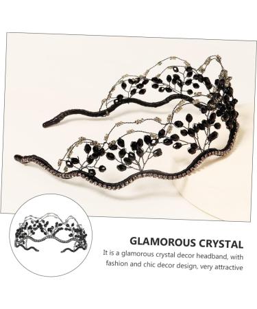 CANIGHT Headband Shiny Bead Hair Bead Headwear Rhinestone Hairband Rhinestone Head Hoop Bead Hair Hoop Hair Accessories Rhinestone Headdress Rhinestone Headwear Crystal Hair Hoop - Buy Online on GoSupps.com