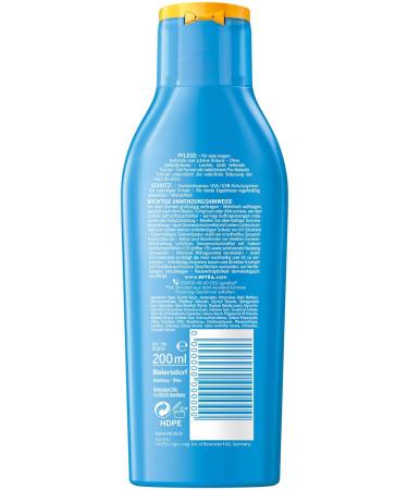 NIVEA Sun Schutz & Braune Sunscreen LSF 20 | Sun Milk with Pro-Melanin Extract for Even Tan & Immediate UVA/UVB Protection - 200 ml - International Shipping Available - Buy Online on GoSupps.com