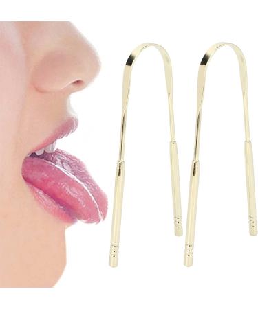 Buy Verdant Touch Tongue Scraper - Stainless Steel U-Shaped Tongue Cleaner (2 Pack) for Ultimate Oral Care & Hygiene | International Shipping Available - Buy Online on GoSupps.com