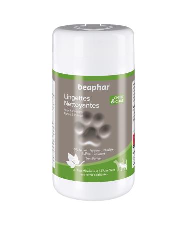 Beaphar cleaning wipes for dogs and cats (paws fur eyes ears) 100 pieces