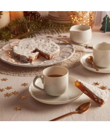  Sapori Sapori Panforte Margherita Steso a Mano Christmas Cake Set with Whole Sweet Almonds Orange Zest Melon and Candied Lemon 320 g - Buy Online on GoSupps.com