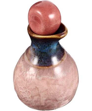 MAGICLULU 5 Sets Aromatherapy Bottle Essential Oil Bottle with Stopper Mini Perfume Dispenser Porcelain Aromatherapy Diffuser Art Pottery Mini Condiments Ceramics Vial Pink Vintage - Buy Online on GoSupps.com