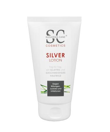 Microsilber Face and body lotion for sensitive skin nourishing in skin irritation silver ions for bacteria & germs soothing tonic & soothing after hair removal (silver lotion 150ml)